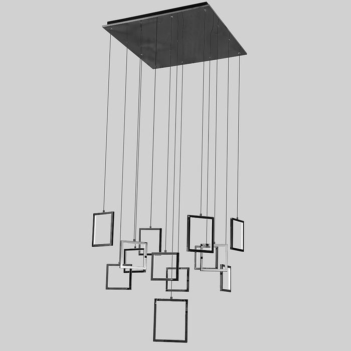 Vencha Lighting Dahli 13 Light Pendant - Black-5K