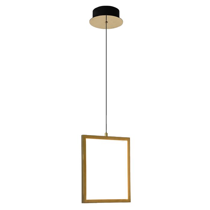 Vencha Lighting Dahli 1 Light LED Pendant - Gold-3K