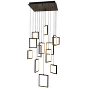 Vencha Lighting Dahli 13 Light Pendant - Black-3K