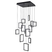 Vencha Lighting Dahli 13 Light Pendant - Black-3K
