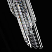 Vencha Lighting Chanel-S-BK Spiral Chandelier - 400x1300