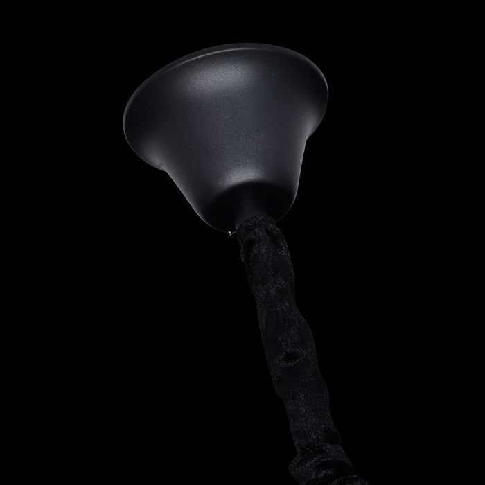 Vencha Lighting Chanel-S-BK Spiral Chandelier - 400x1300
