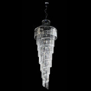 Vencha Lighting Chanel-L-BK Spiral Chandelier - 700x2000