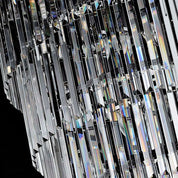 Vencha Lighting Chanel-L-BK Spiral Chandelier - 700x2000