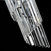 Vencha Lighting Chanel-L-BK Spiral Chandelier - 700x2000