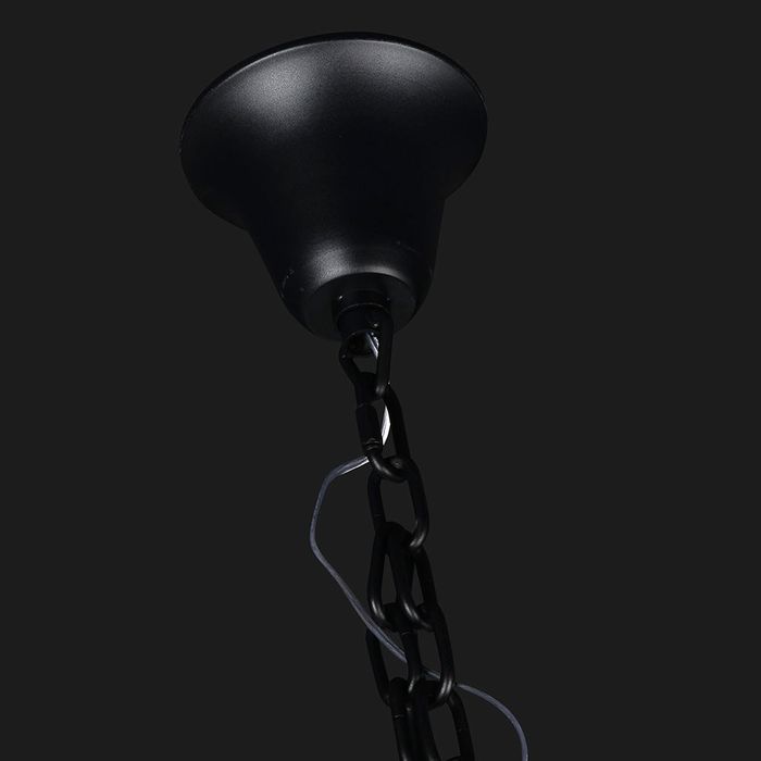 Vencha Lighting Chanel-L-BK Spiral Chandelier - 700x2000