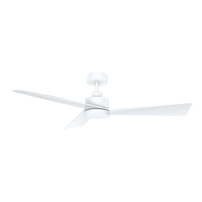 Vencha Lighting Bronte 52 DC Ceiling Fan - White with Light