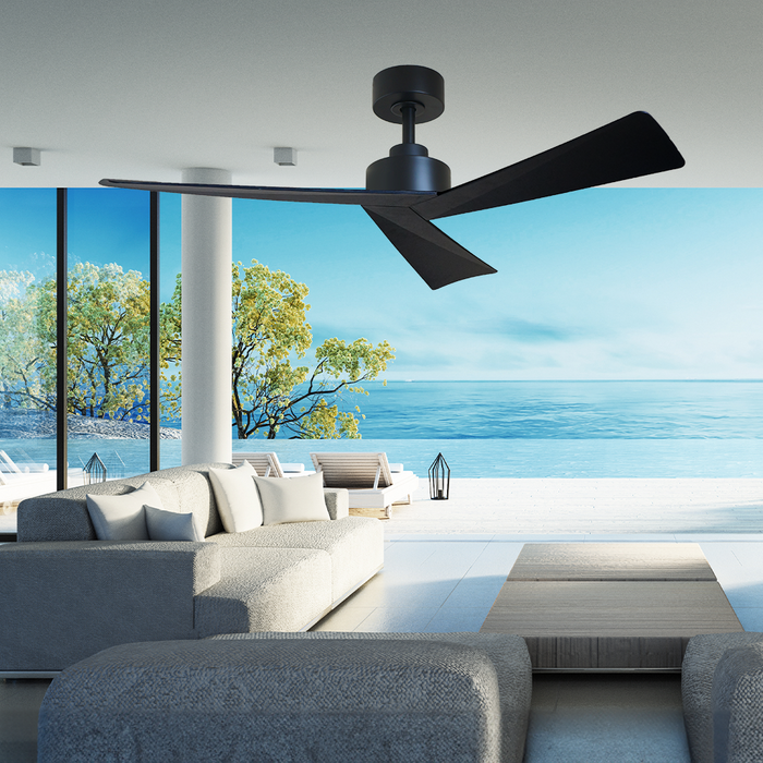 Vencha Lighting Bronte 52 DC Ceiling Fan - Black