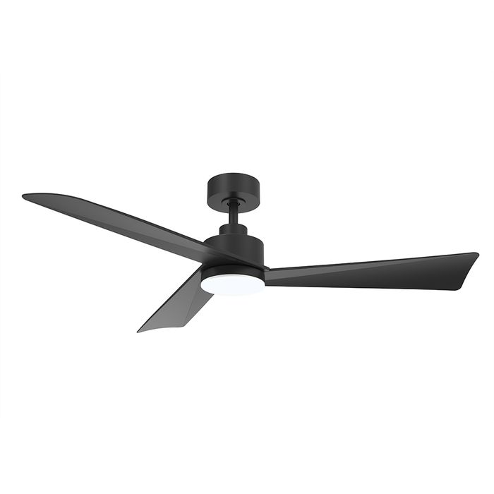 Vencha Lighting Bronte 52 DC Ceiling Fan - Black with Light