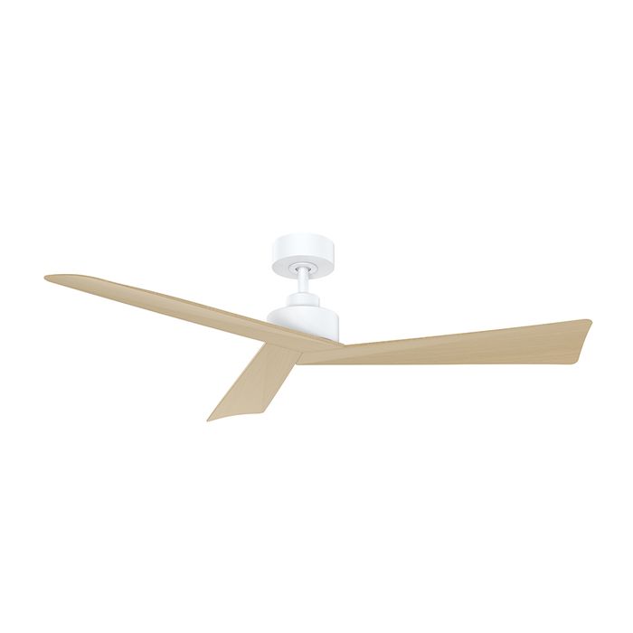 Vencha Lighting Bronte 52 DC Ceiling Fan - White-Oak