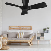 Vencha Lighting Kiwi 32 Ceiling Fan - No Light - Black