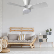 Vencha Lighting Kiwi 32 Ceiling Fan - with Light - White