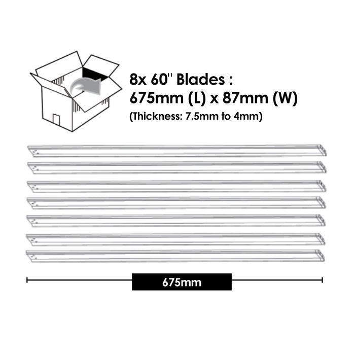 Vencha Lighting Titanic RWS 60" Blade Set - Black