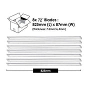 Vencha Lighting Titanic RWS 72" Blade Set - Mahogany