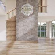 Vencha Lighting Chloe Glass Pendant - 600mm - GD