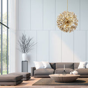 Vencha Lighting Brazza Pendant-1000-Gold