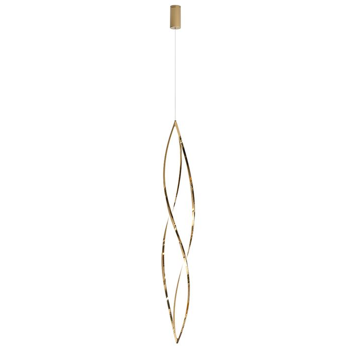 Vencha Lighting Spear 1L LED Pendant - Gold - 3000K