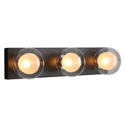 Vencha Lighting Hilton Hollywood Wall Light - 3 Light-BK