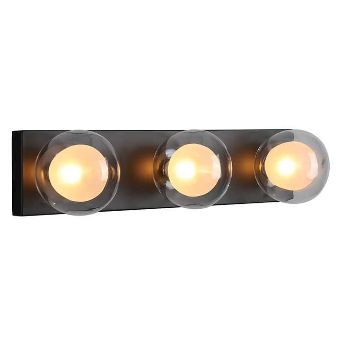 Vencha Lighting Hilton Hollywood Wall Light - 3 Light-BK