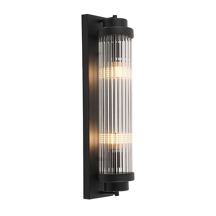 Vencha Lighting Cambridge Wall Light - 600mm - Black