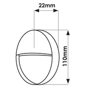 Vencha Lighting Tyler Round 4w LED Step Light - WH - TC