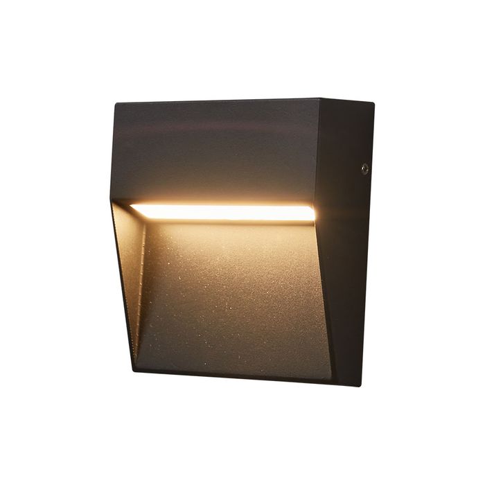 Vencha Lighting Tyler Square 4w LED Step Light - BK - TC