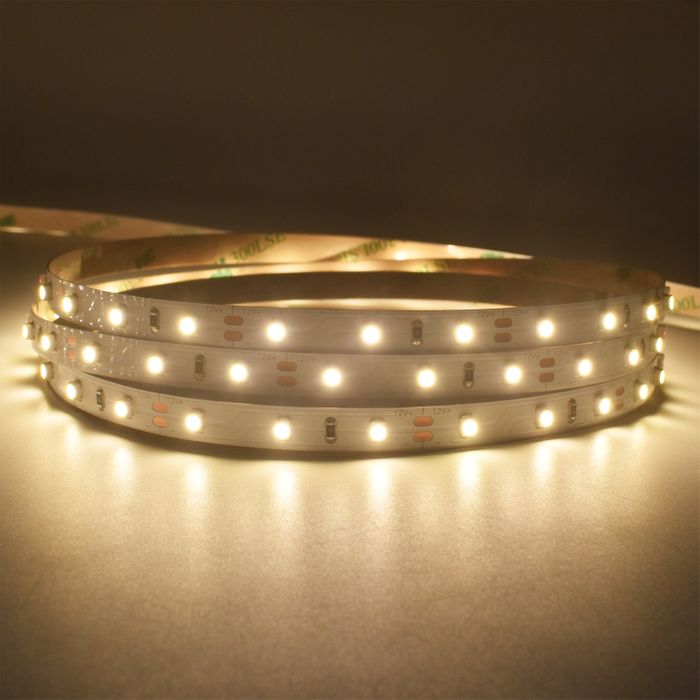 Vencha Lighting 4.8w 3528 LED Strip Light - 12v - IP20 - 1m - 3000K