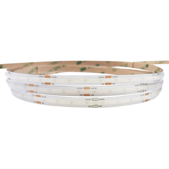 Vencha Lighting 8w White CSP LED Strip Light - 24v - IP20 - 1m - 4000K