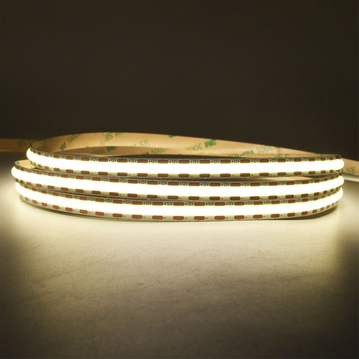 Vencha Lighting 9w COB LED Strip Light - 12v - IP20 - 1m - 4000K
