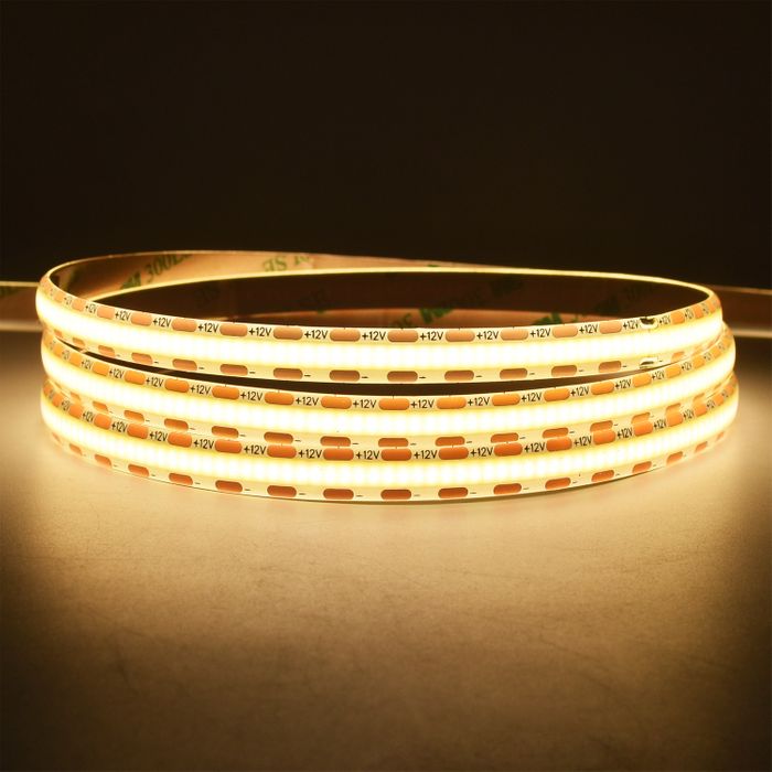 Vencha Lighting 9w COB LED Strip Light - 12v - IP65 - 1m - 3000K