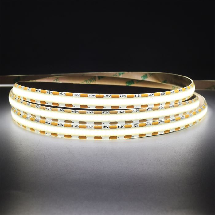 Vencha Lighting 9w COB LED Strip Light - 12v - IP65 - 1m - 6000K