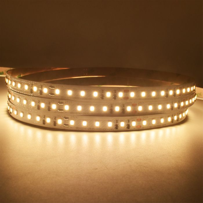 Vencha Lighting 9.6w 2835 Long Run LED Strip Light - 24v - IP20 - 1m - 3000K