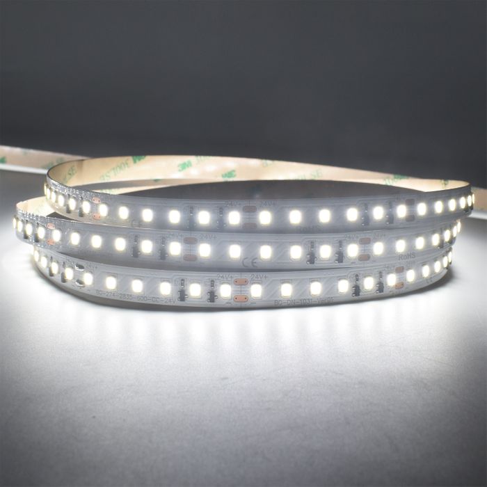 Vencha Lighting 9.6w 2835 Long Run LED Strip Light - 24v - IP20 - 1m - 6000K