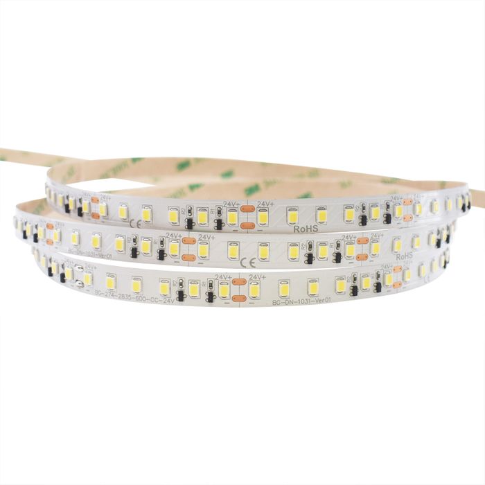 Vencha Lighting 9.6w 2835 Long Run LED Strip Light - 24v - IP20 - 1m - 6000K