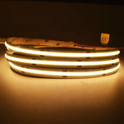 Vencha Lighting 10w COB Long Run LED Strip Light - 24v - IP20 - 1m - 3000K
