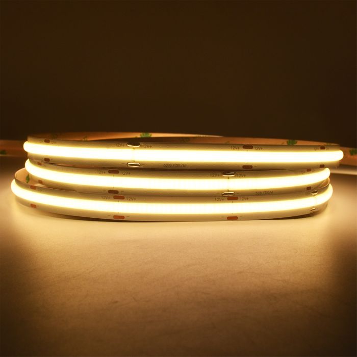 Vencha Lighting 15w COB LED Strip Light - 12v - IP20 - 1m - 3000K
