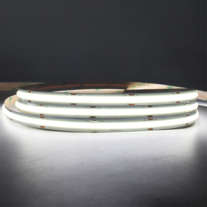 Vencha Lighting 15w COB LED Strip Light - 12v - IP20 - 1m - 6000K