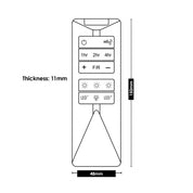 Vencha Lighting Tron Light Fan - White