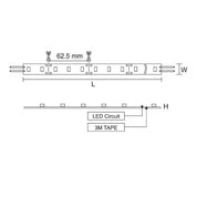 FLH2420 24V 20W Dimmable Flexi LED Strip Light 1 Meter 6000K IP20