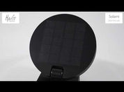 Havit Lighting Solarni Polycarbonate Black Solar Wall Light
