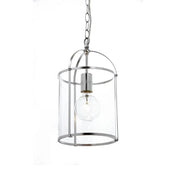 Isabella Lantern Pendant Light in Black, Gold or Silver