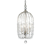 Evelyn Chandelier Crystal Beads 4Lt/6Lt/8Lt in Black or Nickel