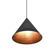 Coda Pendant Light Small, Large in Black or Weathered Bronze