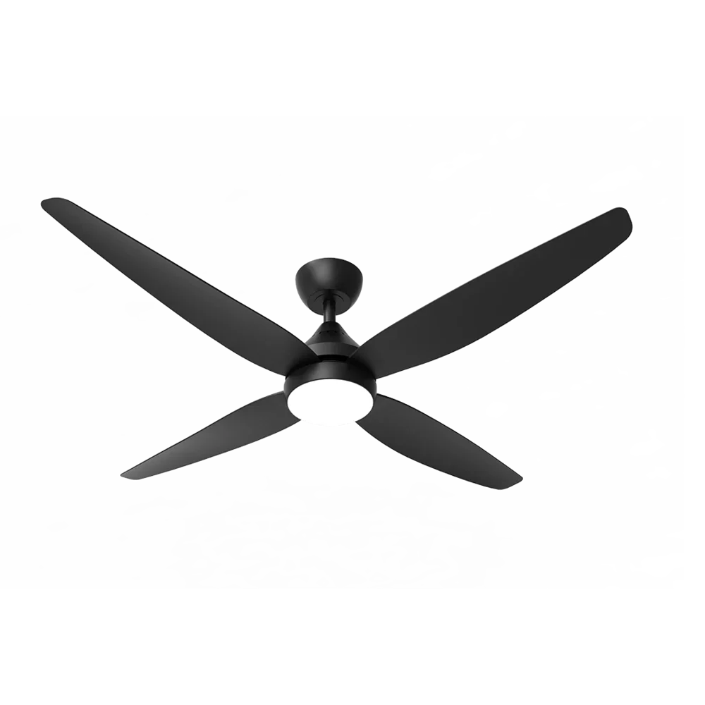 SAL Leura 56" 30W DC Four Blade Ceiling Fan with Selectable CCT 22W LED