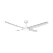 SAL Barden 52" 30W DC Four Blade Ceiling Fan with Selectable CCT 22W LED