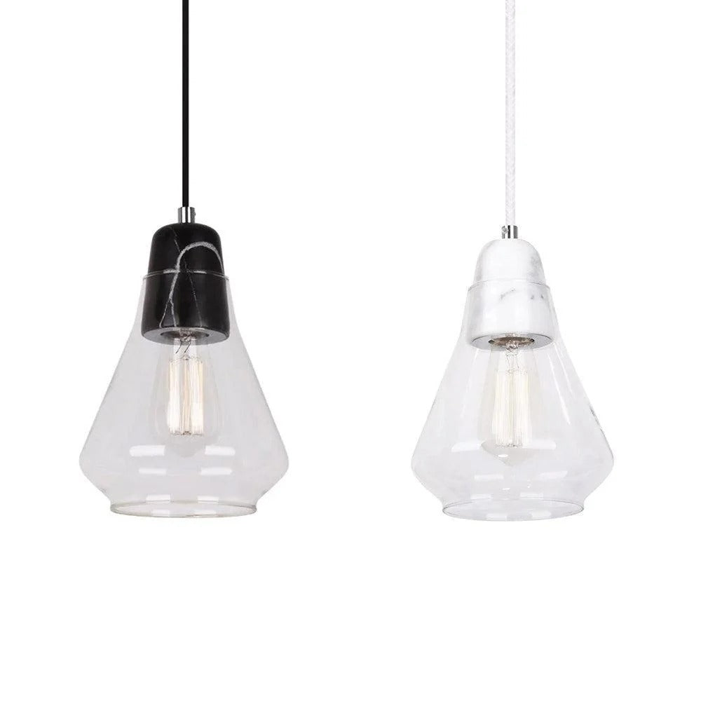 Ellise Pendant Light in Black or White