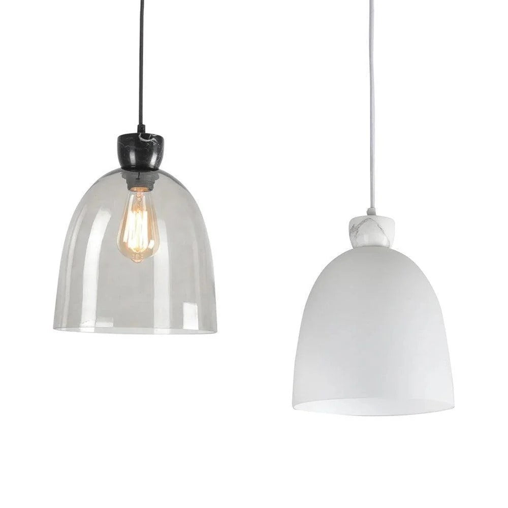 Holly Pendant Light in Black or White