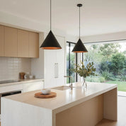 Coda Pendant Light Small, Large in Black or Weathered Bronze