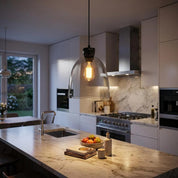 Holly Pendant Light in Black or White