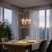 Huntley Pendant Light 6 Light in Satin Nickel